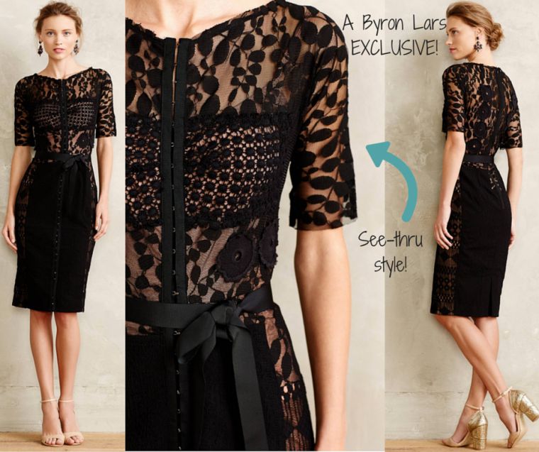 ANTHROPOLOGIE ||Carissima Sheath by Byron Lars