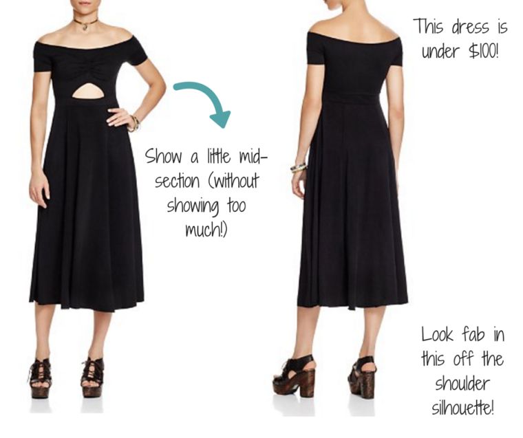 FREE PEOPLE || Dance With Me Off-The-Shoulder Dress