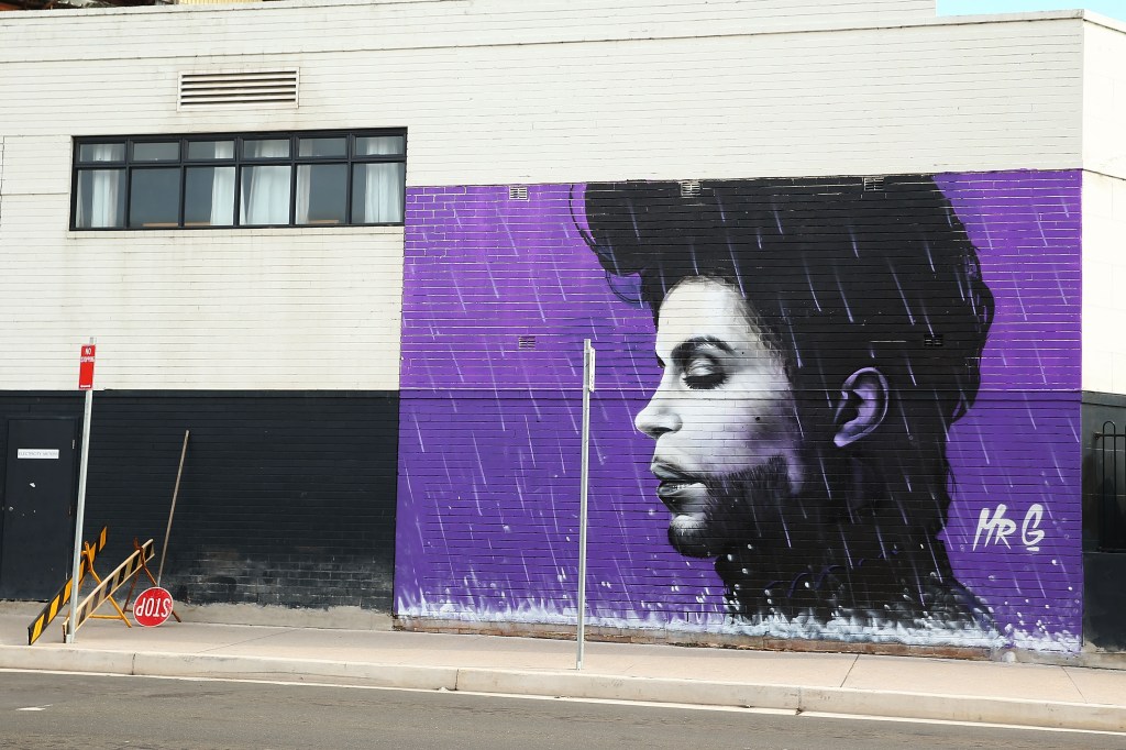 Australian Artist Pays Tribute To Prince With Giant Mural In Sydney