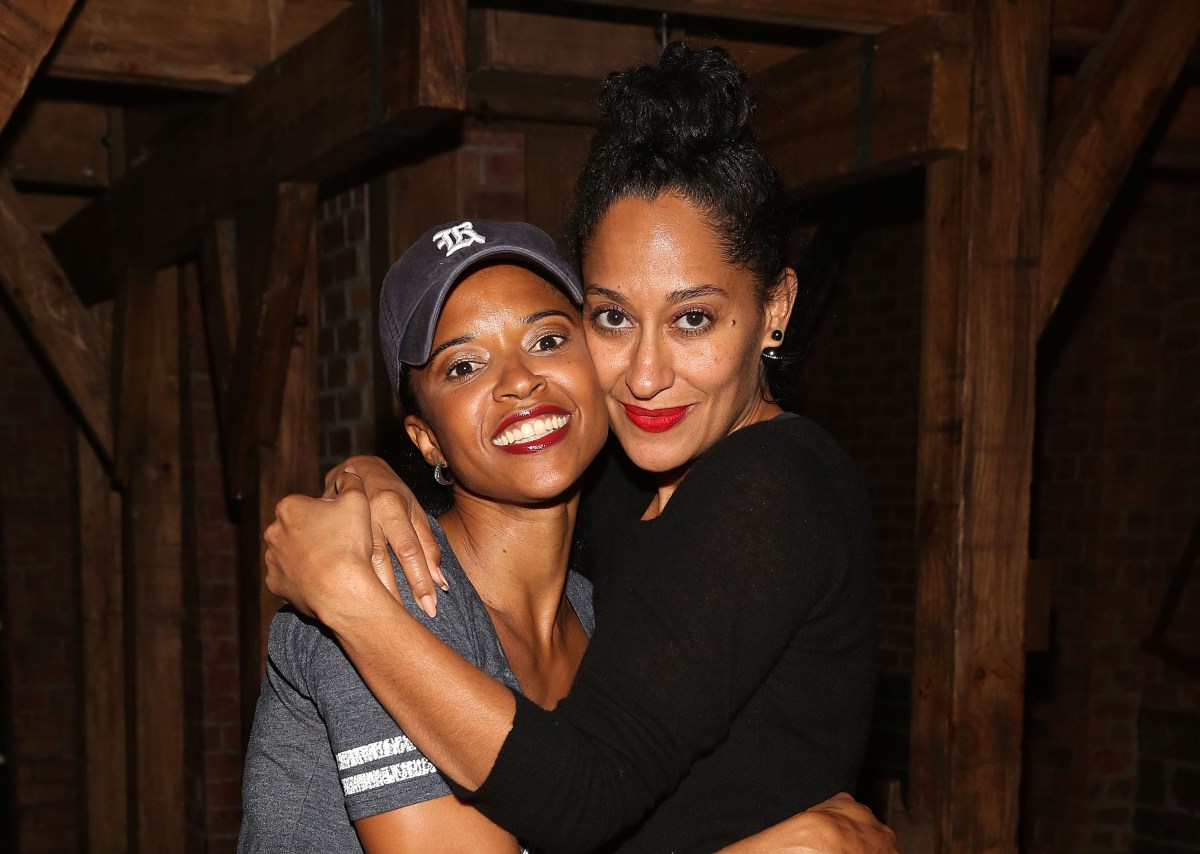 Tracee Ellis Ross Visits Broadway's 'Hamilton'