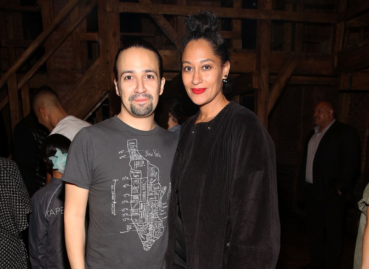 Tracee Ellis Ross Visits Broadway's 'Hamilton'