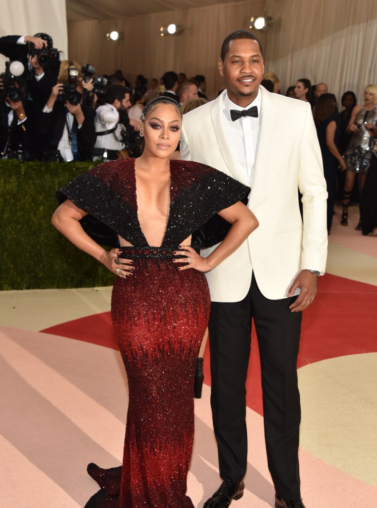 LA LA ANTHONY AT THE MET GALA, 2016