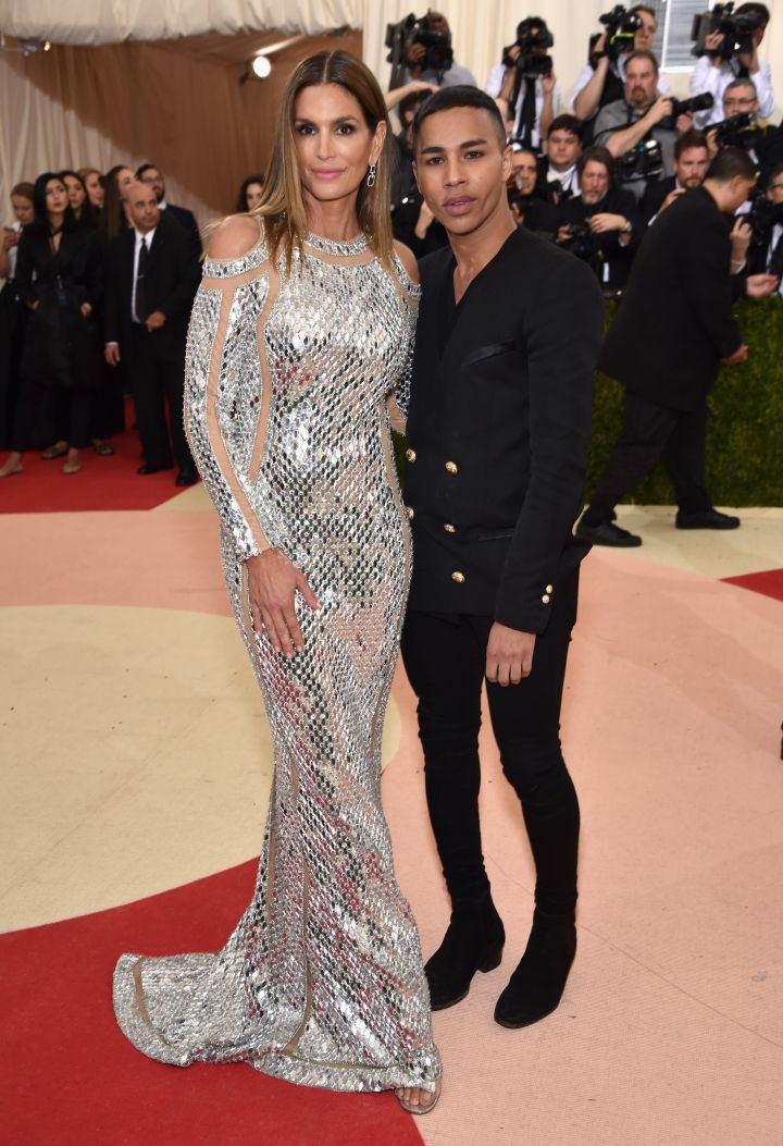 Cindy Crawford and Olivier Rousteing