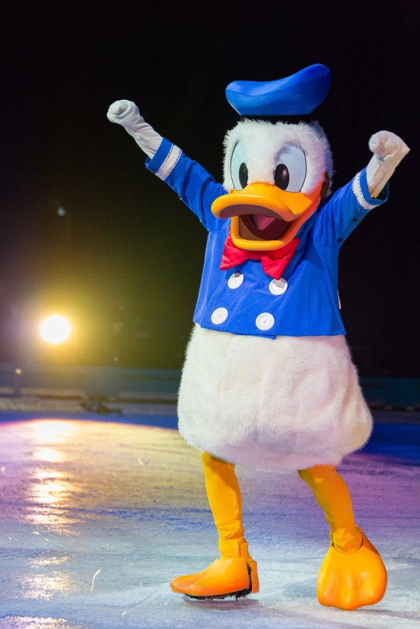 Donald Duck: Disney on Ice celebrates 100 hundred years of...