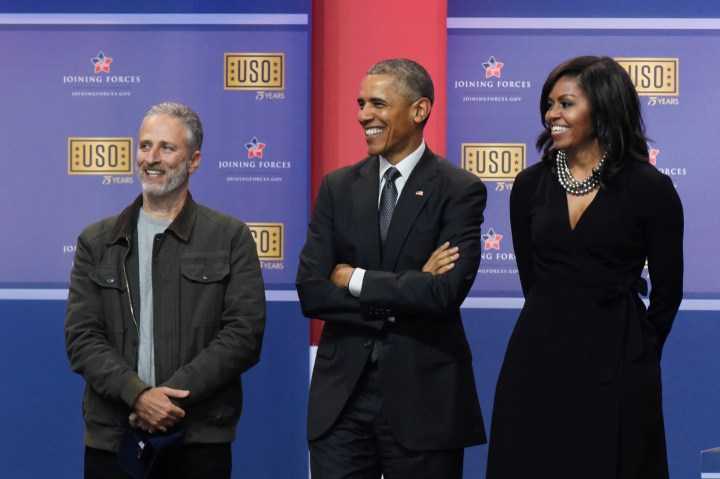 Obamas Attend 75th Anniversary USO Show