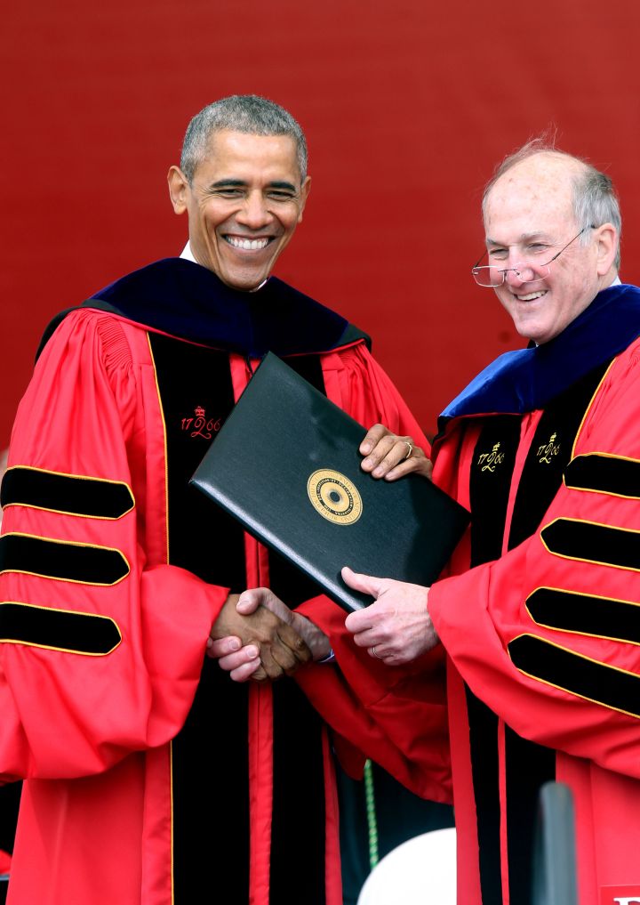 BARACK OBAMA AT THE 250TH RUTGERS UNIVERSITY COMMENCEMENT, 2016