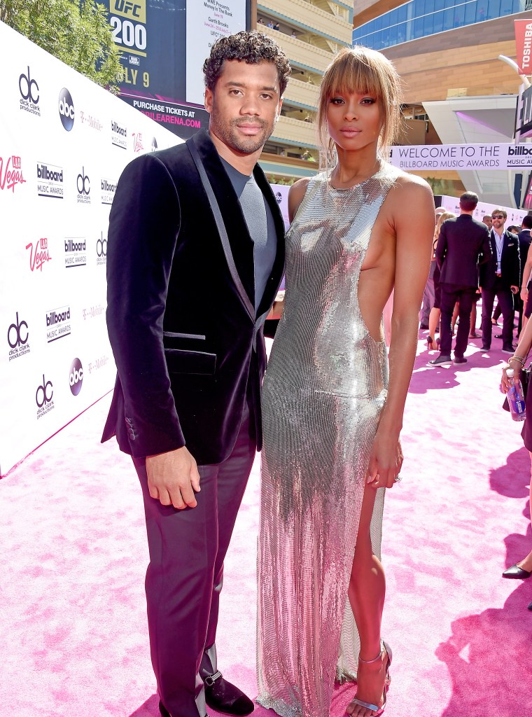 Russell Wilson and Ciara
