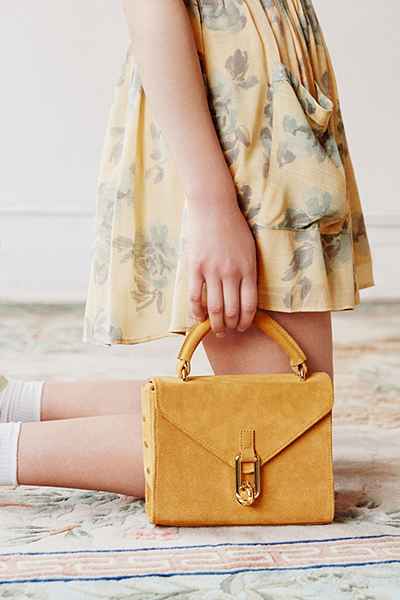 Urban Outfitters Cooperative Suede Structured Satchel