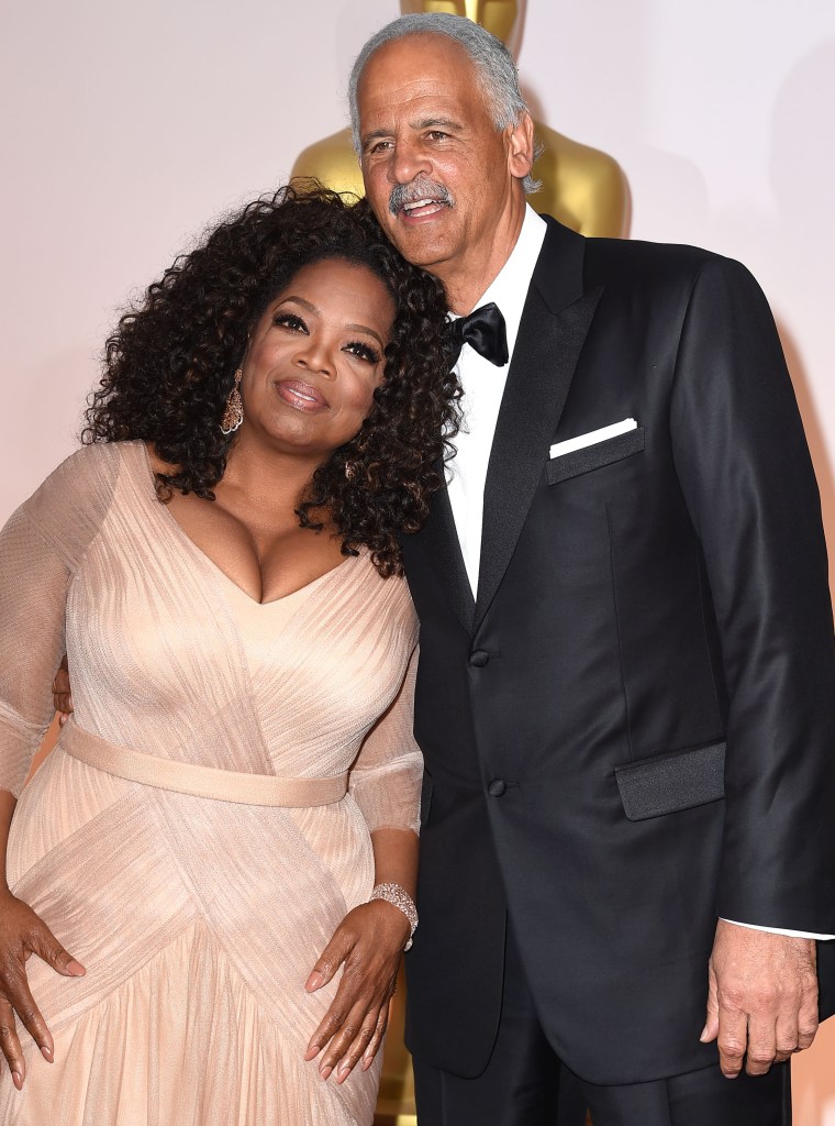 Oprah Winfrey and Stedman Graham