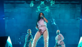 Rihanna Performs in Concert in Stockholm