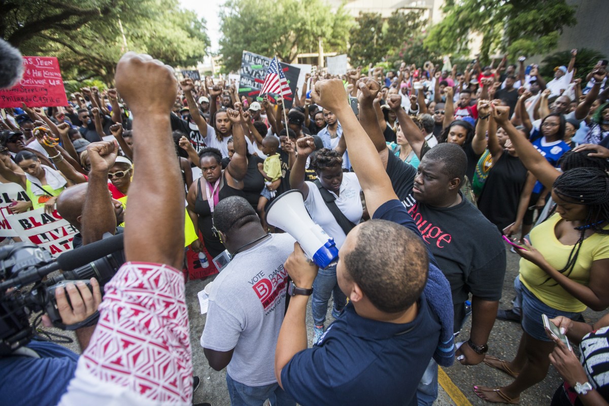Protests Continue In Baton Rouge After Police Shooting Death Of Alton Sterling