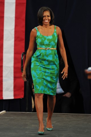Michelle Obama Speaks At Miami High School