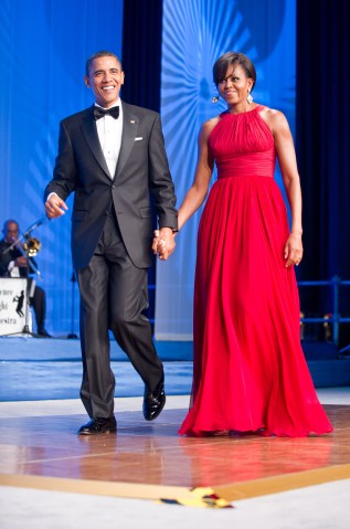 US President Barack Obama and his wife M