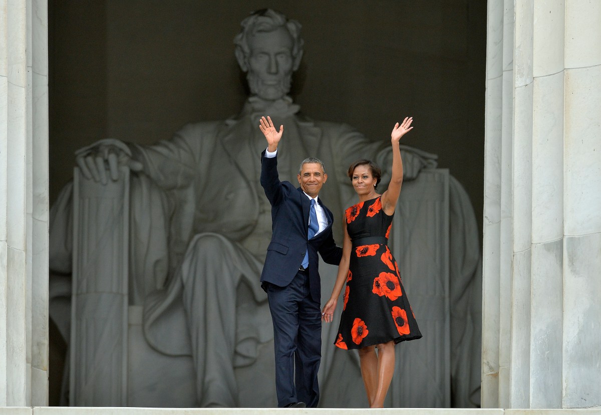 US-POLITICS-OBAMA-MLK-MARCH-ANNIVERSARY