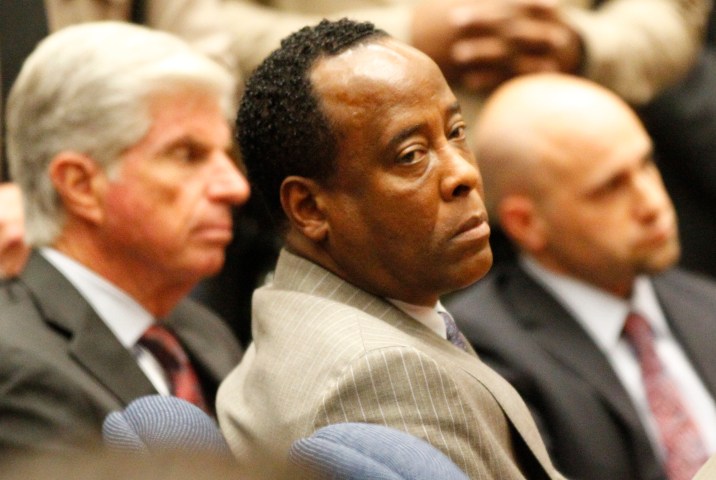 LOS ANGELES, CA NOVEMBER 7, 2011  Dr. Conrad Murray remained expressionless after the jury returne