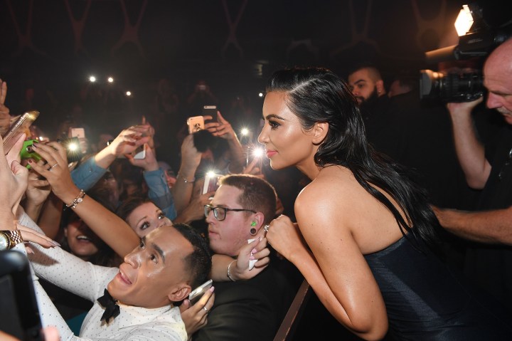 Kim Kardashian West Hosts A Night Out At Hakkasan Las Vegas Nightclub Inside MGM Grand