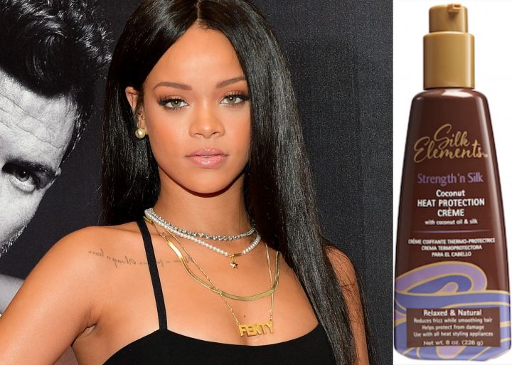 Achieve Rihanna’s Sleek ‘Do With Silk Elements™ Strength ‘n Silk Coconut Heat Protection Cream