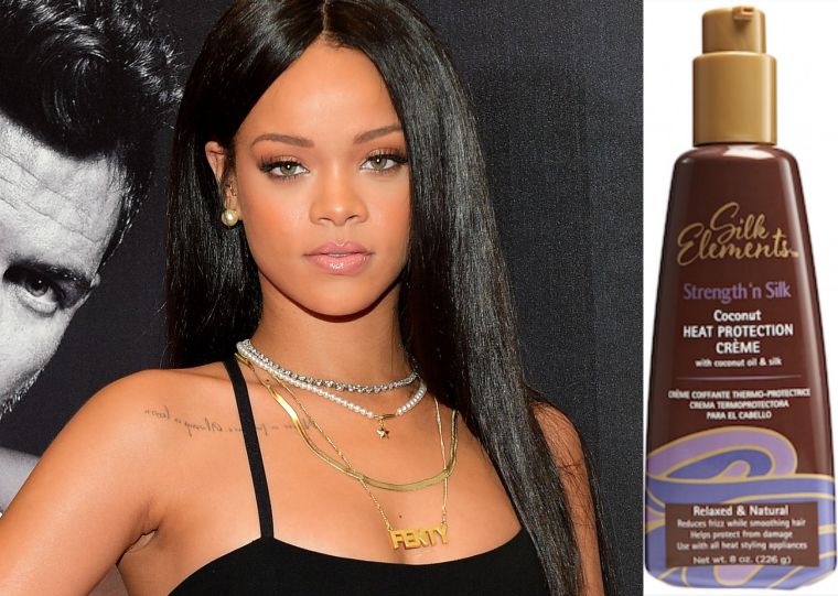 Achieve Rihanna’s Sleek ‘Do With Silk Elements™ Strength ‘n Silk Coconut Heat Protection Cream