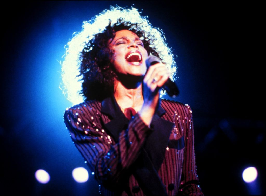 Whitney Houston, Sängerin, Auftritt, Mikrophon, Promis, Prominen