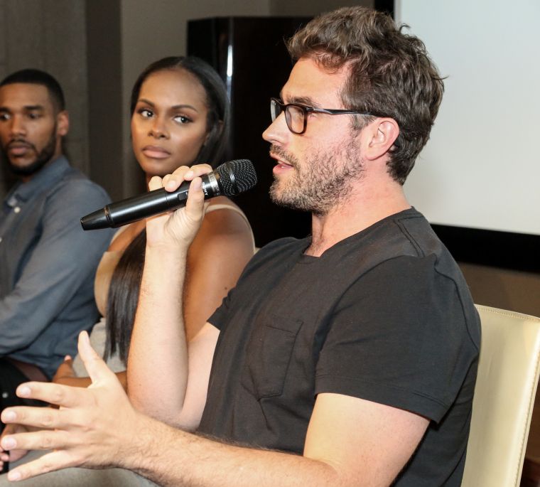 Director Richard Tanne speaks during HelloBeautiful’s screening of ‘Southside with You’