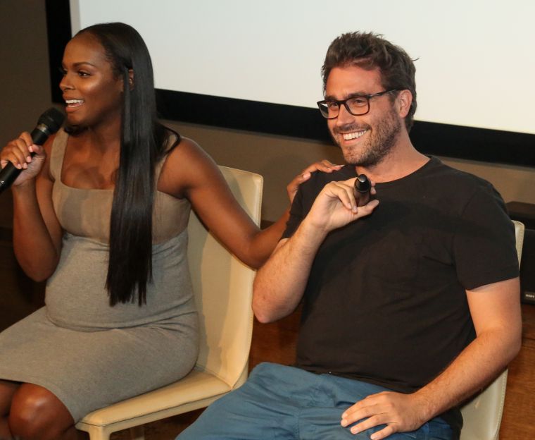 Tika Sumpter & Richard Tanne speak during HelloBeautiful’s Q&A for ‘Southside with You’