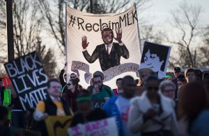 March Held In Ferguson Marking Martin Luther King Jr. Day