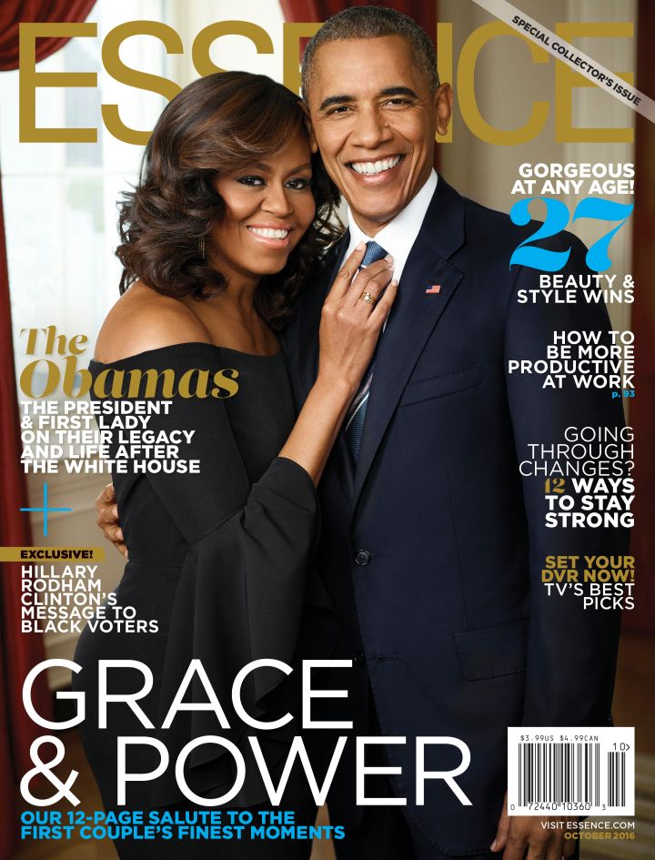 First Lady Michelle Obama & Barack Obama Cover Essence