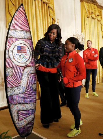 President And Mrs. Obama Welcome 2016 U.S. Olympians To The White House