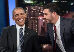 US-POLITICS-OBAMA-KIMMEL