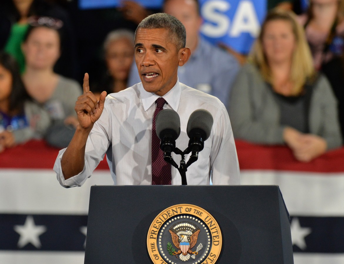 US President Obama in Charlotte for Democrats electoral rally