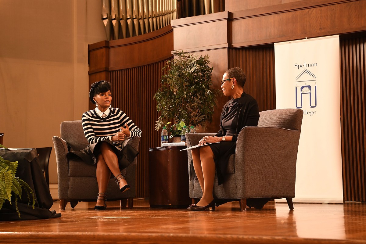 Janelle Monae Talks 'HIDDEN FIGURES' with Atlanta HBCU Students at Spelman Convocation