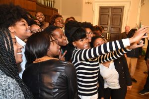 Janelle Monae Talks 'HIDDEN FIGURES' with Atlanta HBCU Students at Spelman Convocation