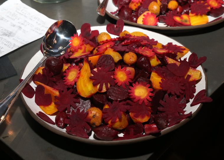 Erykah Badu Hosts Soul Train Soul Food Vegan Dinner Party