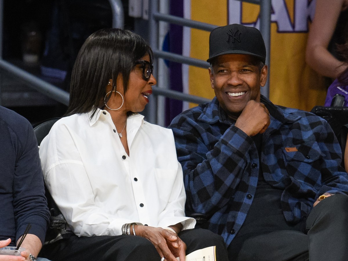 Celebrities At The Los Angeles Lakers Game
