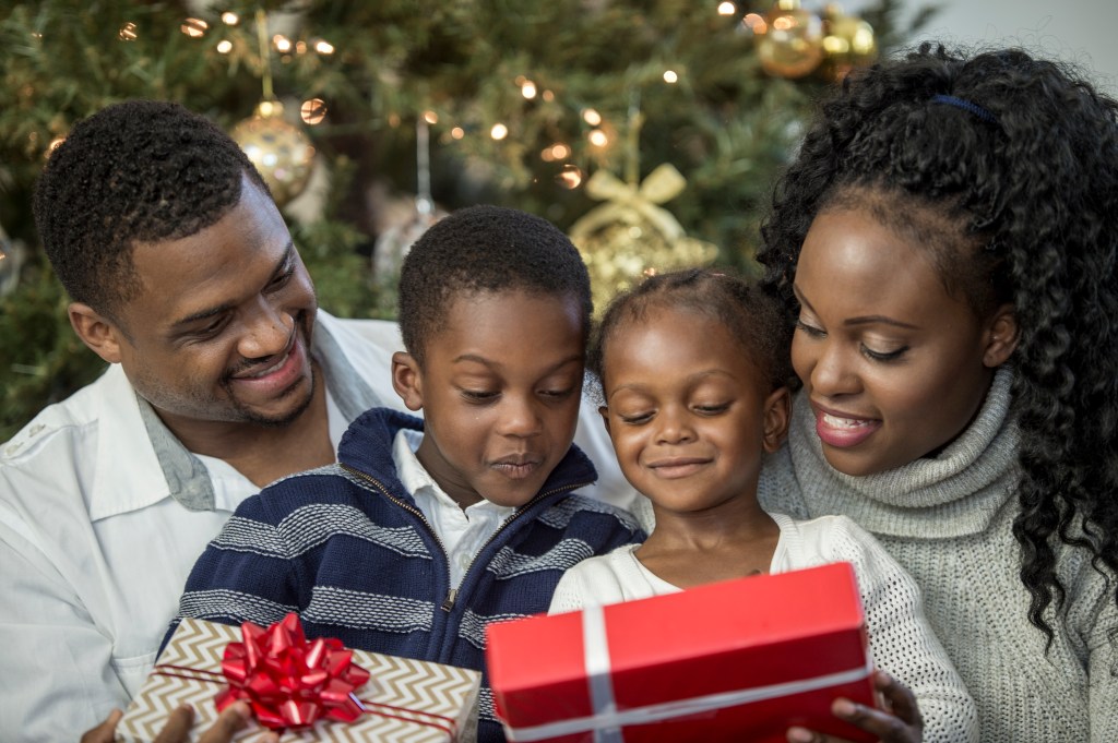 Opening Gifts Together