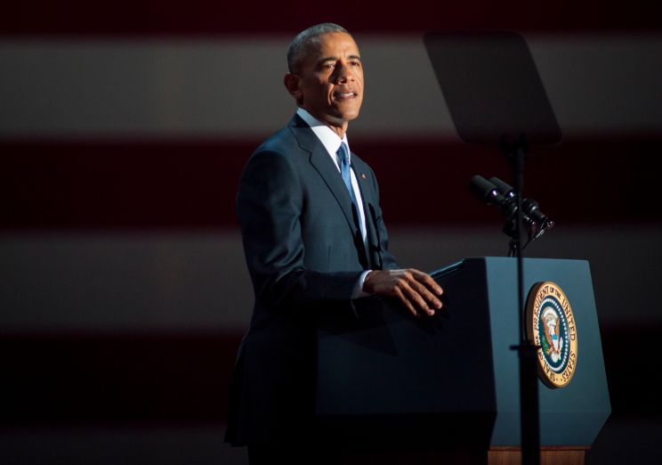 President Obama Delivers Farewell Address In Chicago