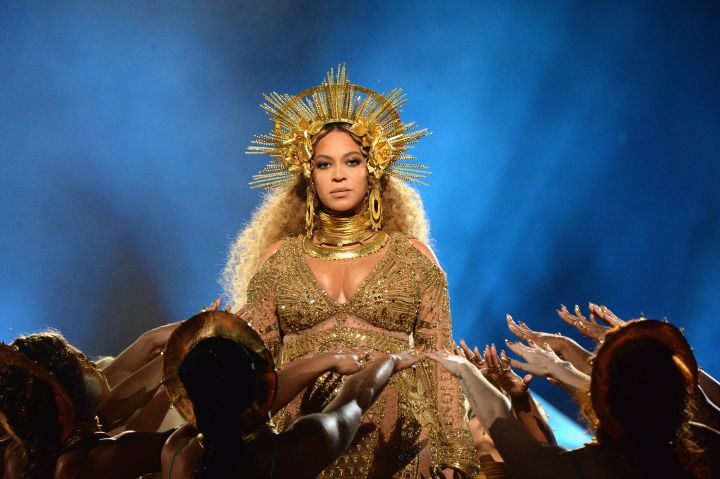 Beyoncé Performing At The 59th GRAMMY Awards In 2017