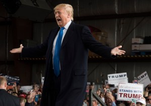 Presidential Candidate Donald Trump Campaign Rally in Vandalia, Ohio