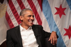 Former President Obama Speaks On Civic Engagement At The University Of Chicago