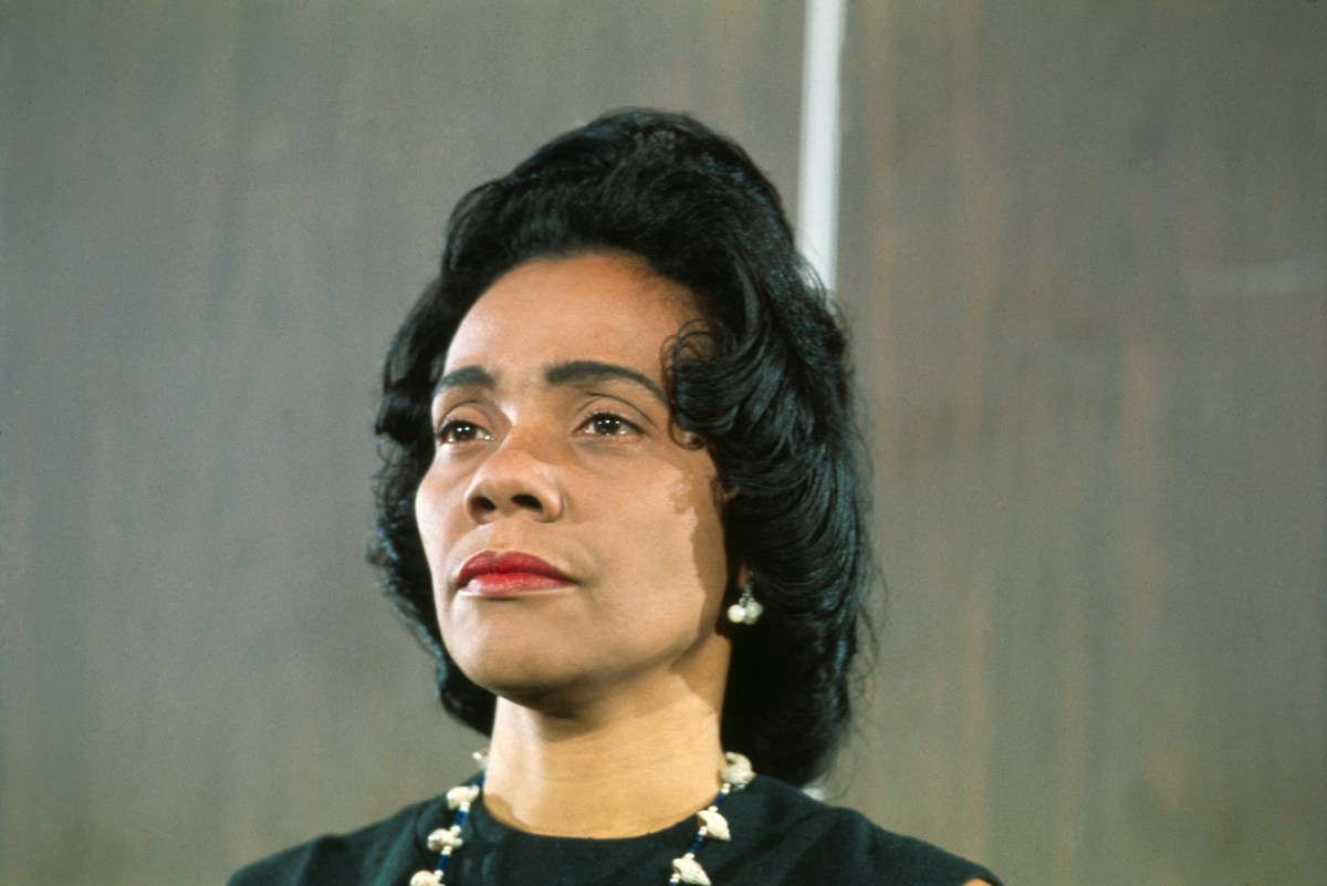 Coretta Scott King in a Serious Pose