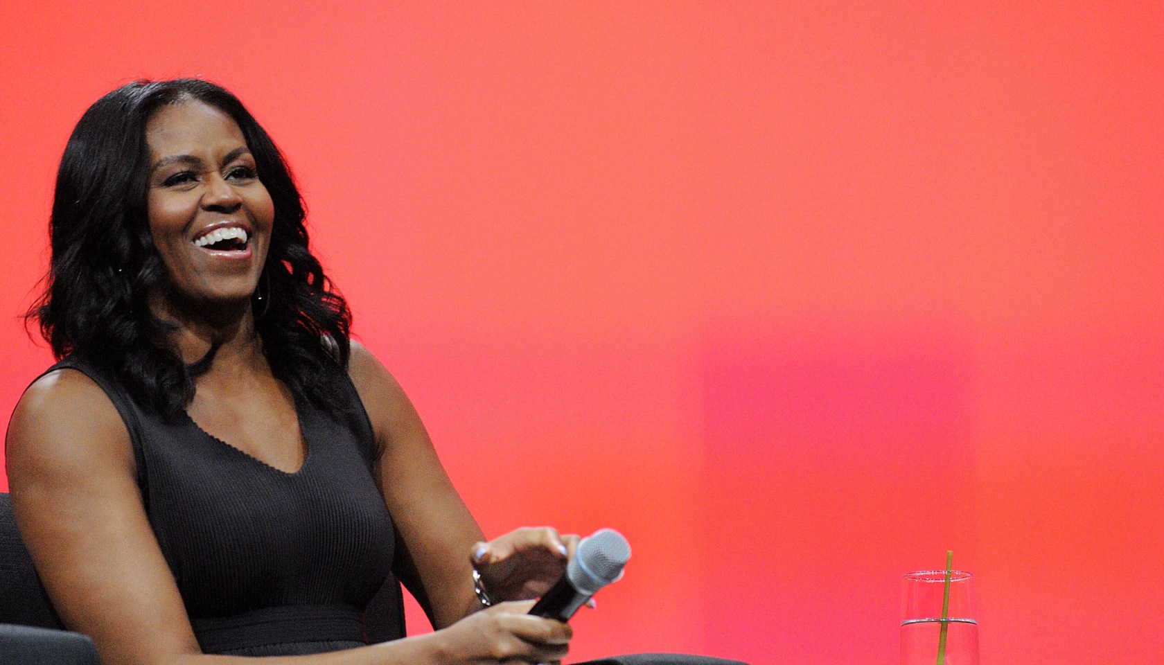 Michelle Obama Makes First Public Appearance After Inauguration At Orlando Conf.