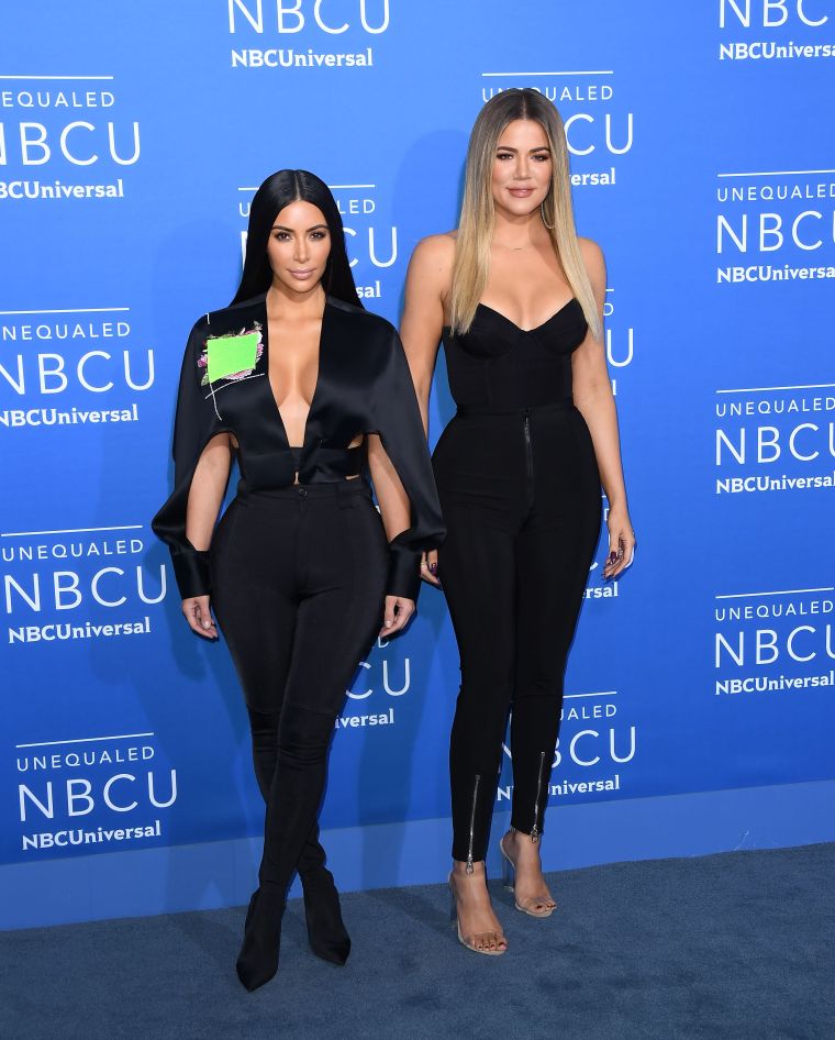 KIM KARDASHIAN WEST AND KHLOE KARDASHIAN