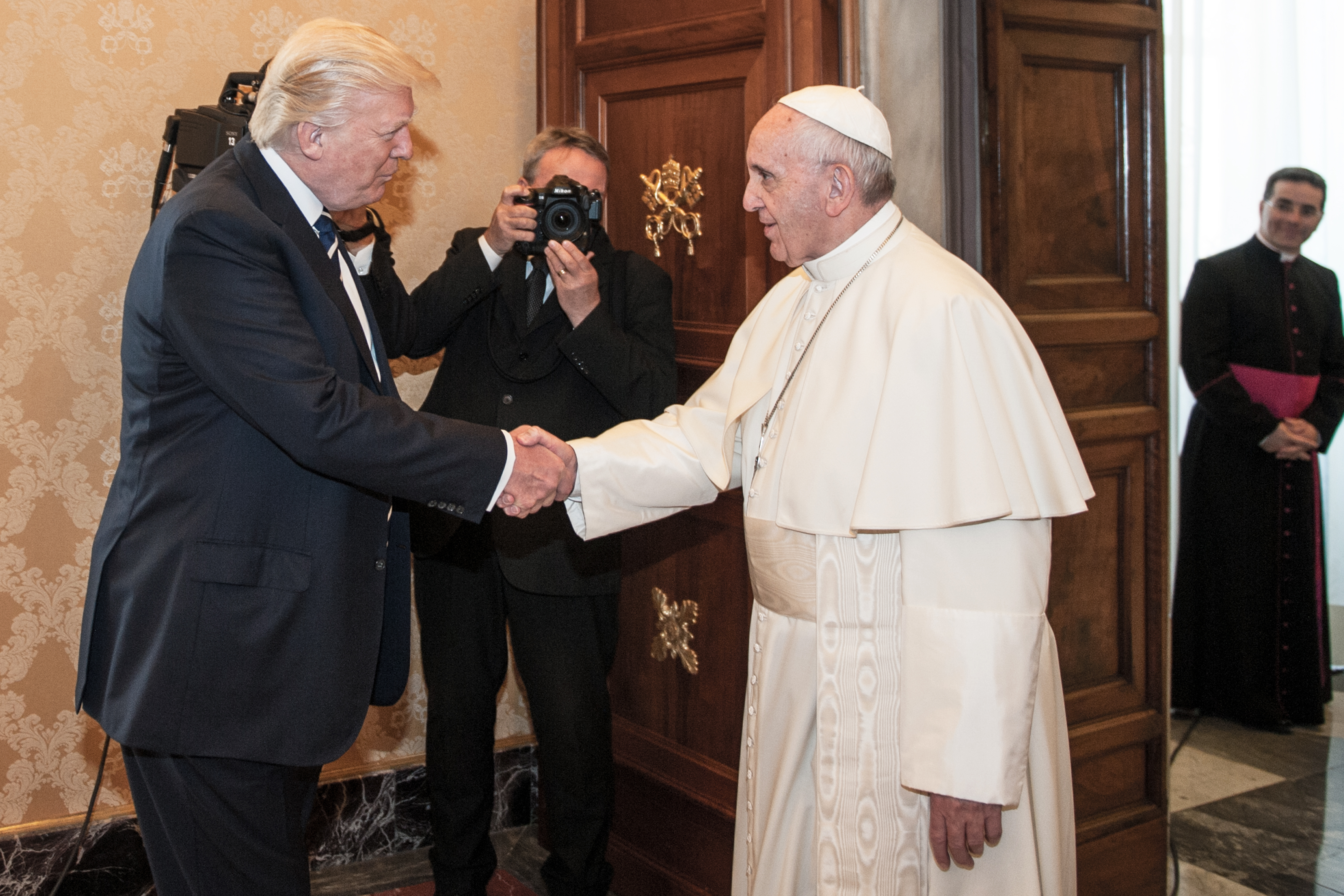 Pope Francis Meets USA President Donald Trump