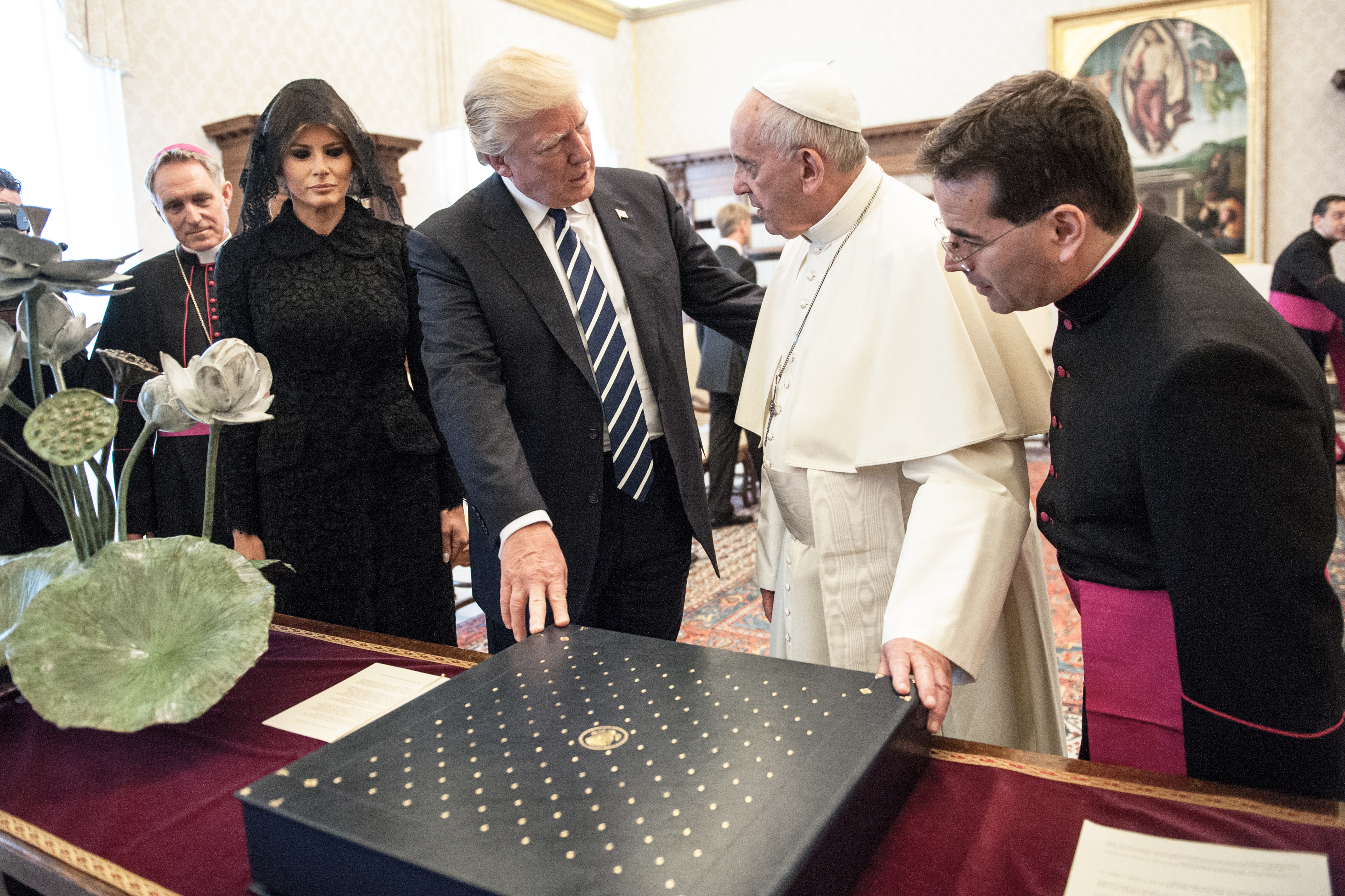 Pope Francis Meets USA President Donald Trump