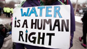 Jesse Jackson Leads National March In Flint To End Water Crisis