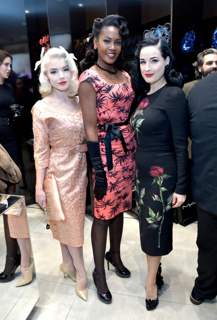 MAC Cosmetics And Dita Von Teese Celebrate The Launch Of The MAC Dita Von Teese Collection