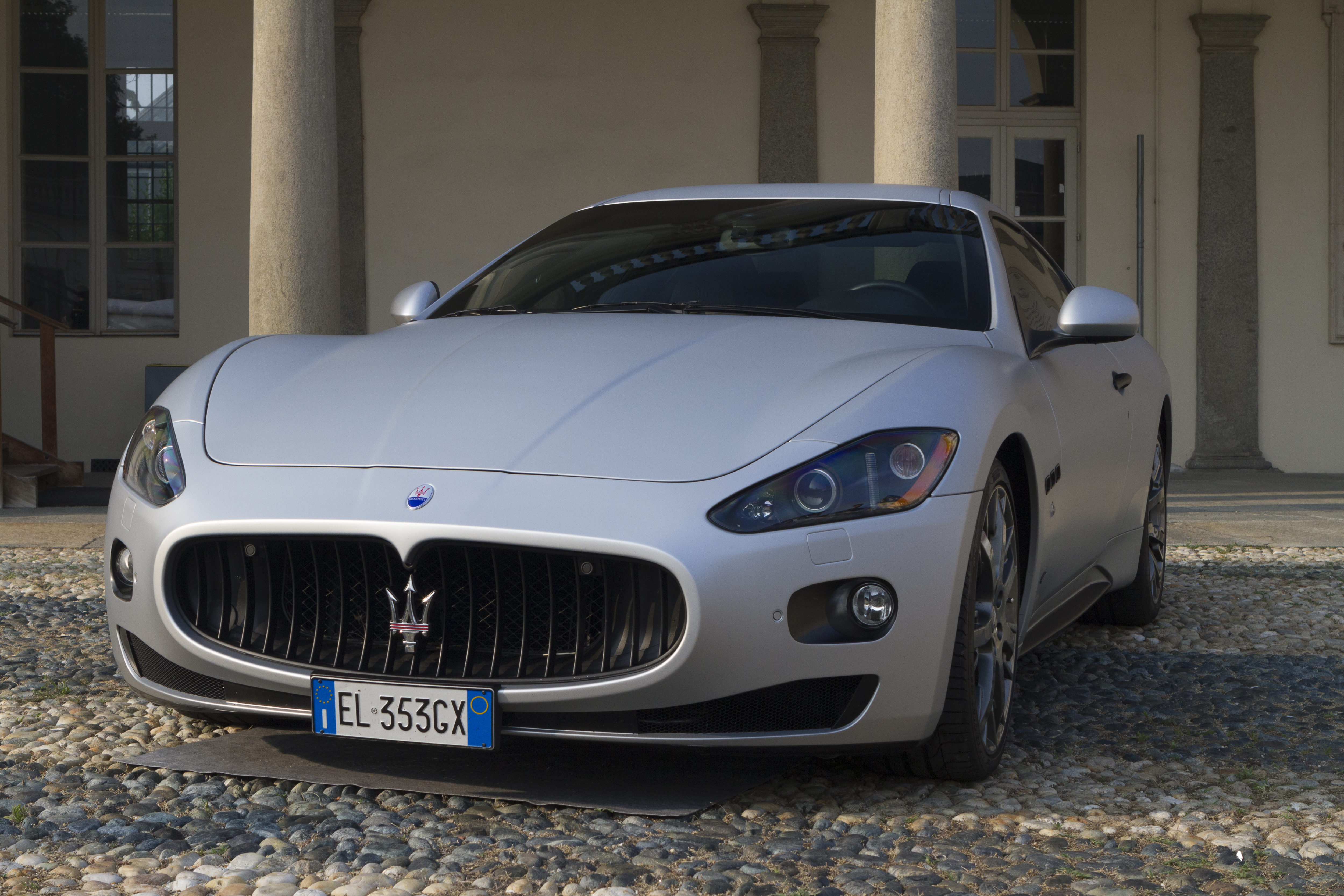 A Maserati. Supercar and luxury sports car on exhibition...