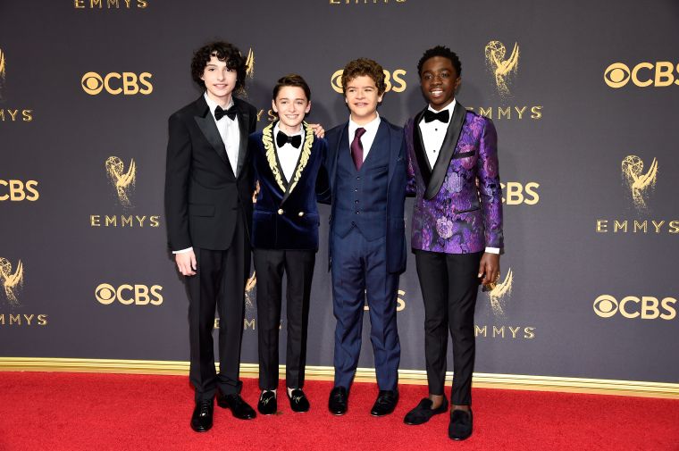 The Cast Of “Stranger Things”: Finn Wolfhard, Noah Schnapp, Gaten Matarazzo and Caleb McLaughlin