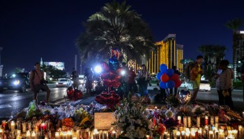 Memorial for Las Vegas mass shooting victims