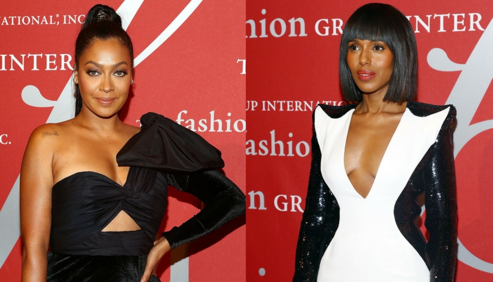 La La Anthony and Kerry Washington